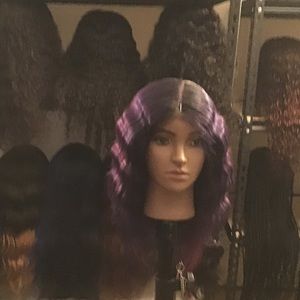 Lace front wig